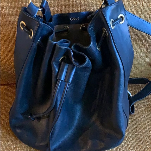 Chloe Handbags - Chloe Drawstring Leather Bag